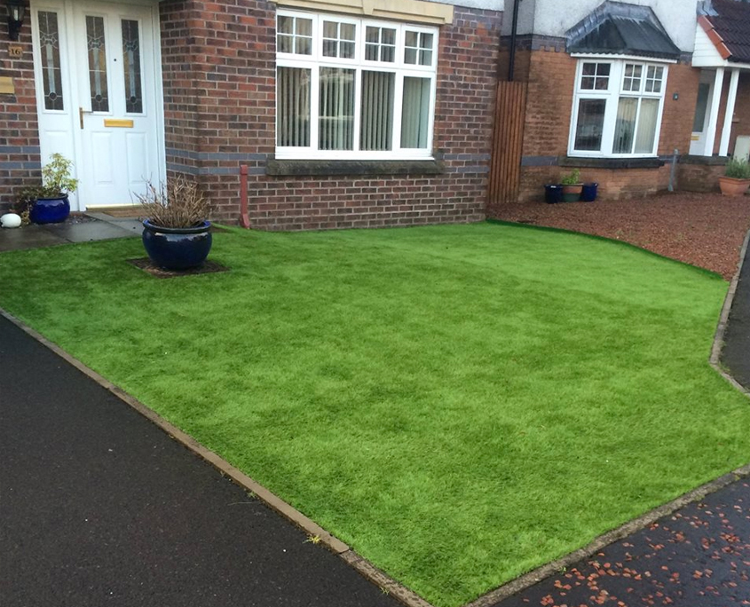 Easy to follow suggestions for installing the turf 